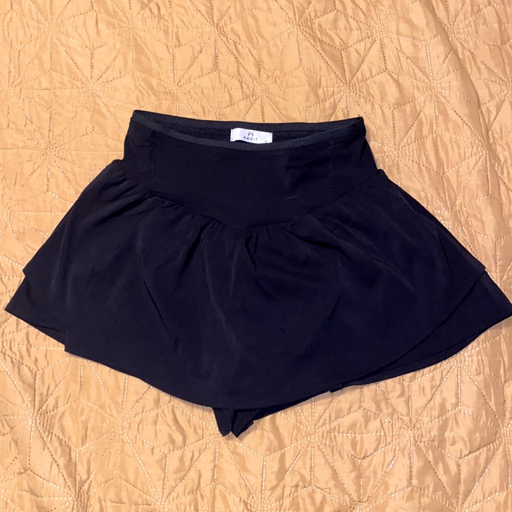 Black Skort w/built in panty liner
